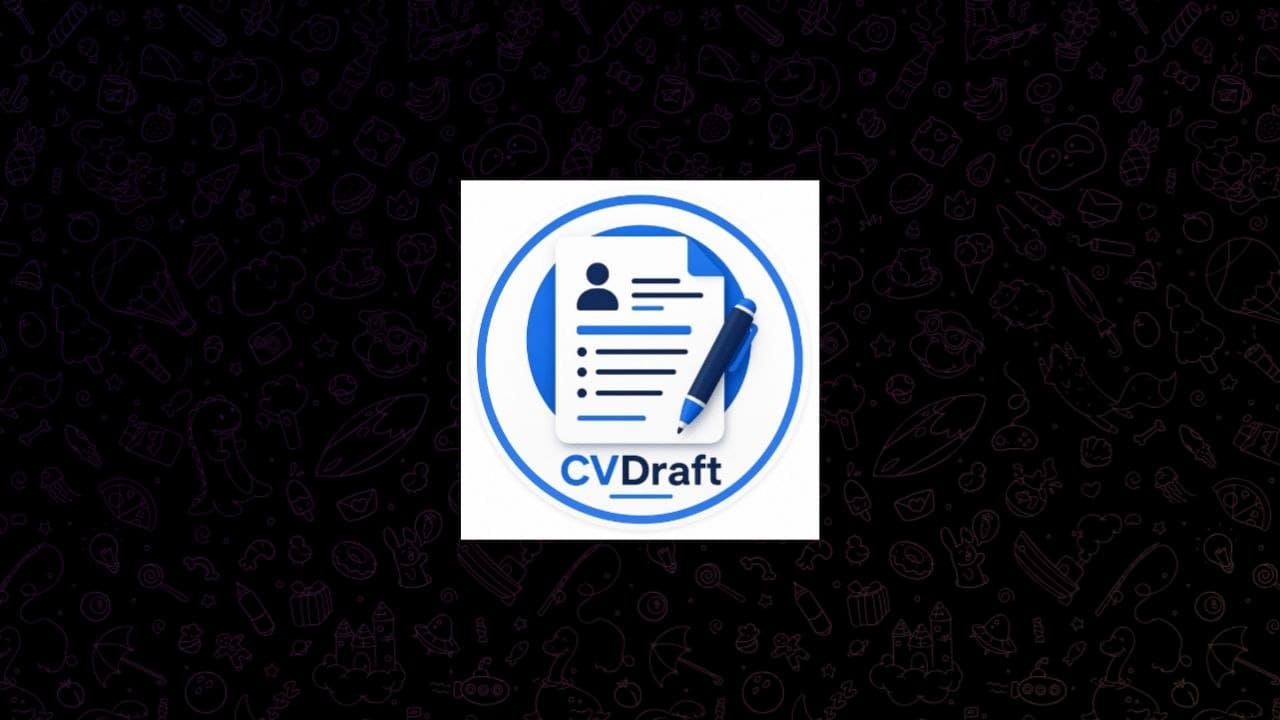 CVDraft Telegram Bot Screenshot