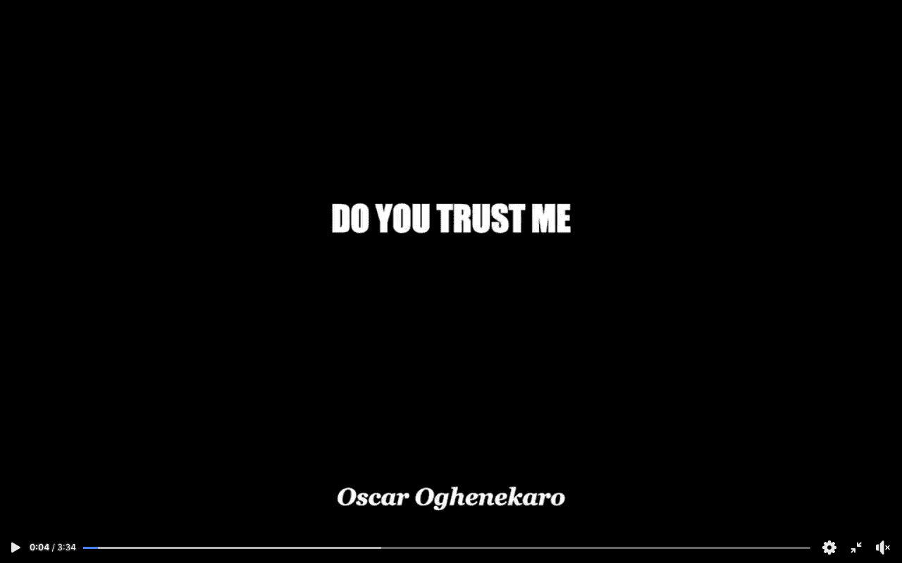 Do You Trust Me Video Screenshot